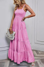 Striped Sleeveless Maxi Dress