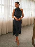 Ellia Cotton-Blend Dress