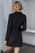 Black V-Neck Dress