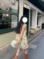 Sleeveless Floral Tank Dress