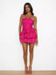 Strapless Dress with Pleat Details