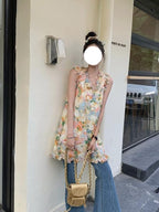 Sleeveless Floral Tank Dress