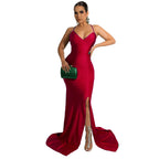 Evening Dress with Lace-Up Details