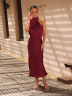 Ellia Cotton-Blend Dress
