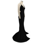 Evening Dress with Lace-Up Details