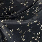 Floral Off-Shoulder Puff-Sleeve Midi Dress with Ruched Details