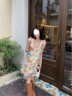 Sleeveless Floral Tank Dress