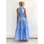 Relaxed-Fit Sleeveless Long Dress