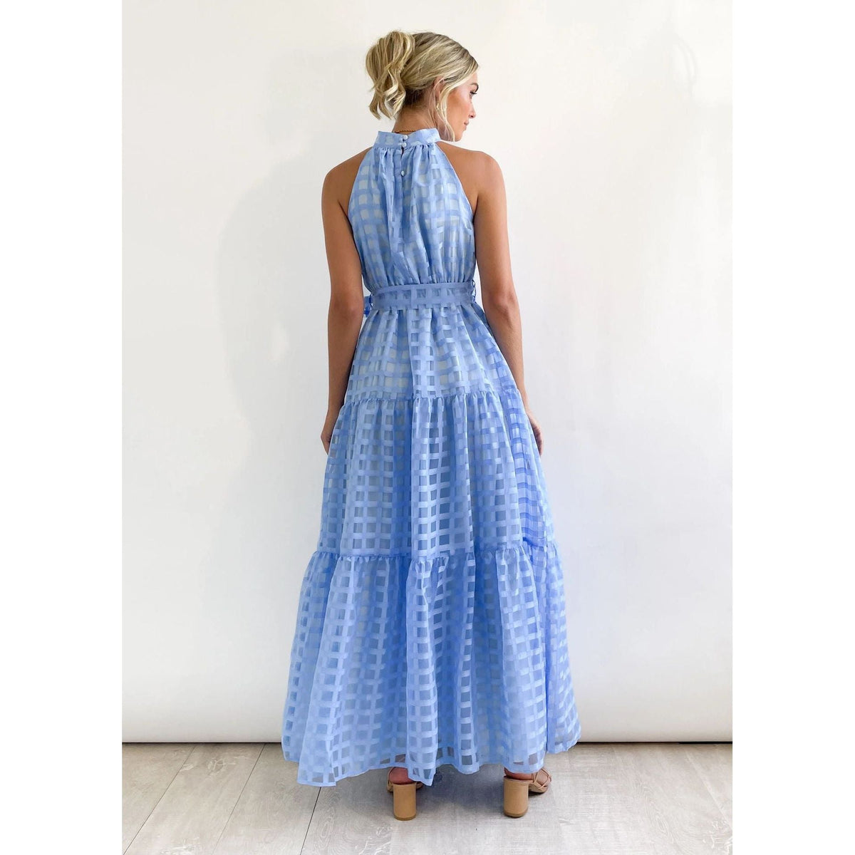 Relaxed-Fit Sleeveless Long Dress