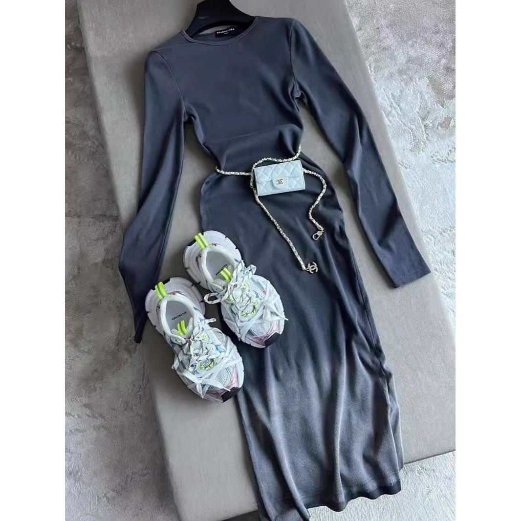 Crewneck Pullover Dress