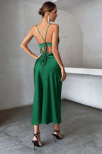 Strappy Dress with a Long Skirt