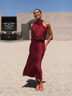 Ellia Cotton-Blend Dress