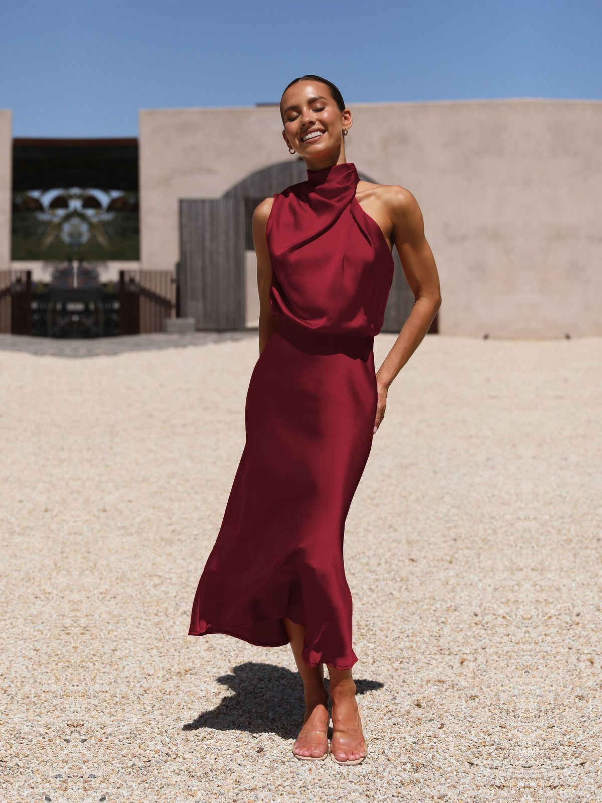 Ellia Cotton-Blend Dress