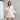 White Jacquard Balloon-Sleeve Dress Secondary image