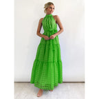 Relaxed-Fit Sleeveless Long Dress