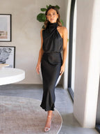 Ellia Cotton-Blend Dress