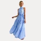 Relaxed-Fit Sleeveless Long Dress