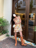 Sleeveless Floral Tank Dress