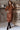 Faux-Leather Button-Detail Long Dress Secondary image