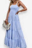 Striped Sleeveless Maxi Dress