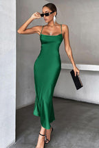 Strappy Dress with a Long Skirt