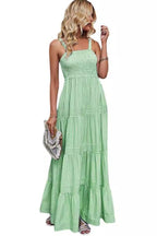 Striped Sleeveless Maxi Dress