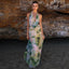 Open-Back Maxi Dress with a Halter Neck