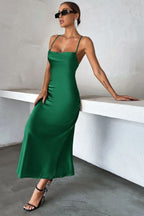 Strappy Dress with a Long Skirt
