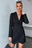 Black V-Neck Dress