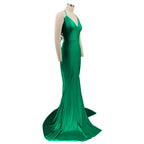 Evening Dress with Lace-Up Details