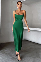 Strappy Dress with a Long Skirt