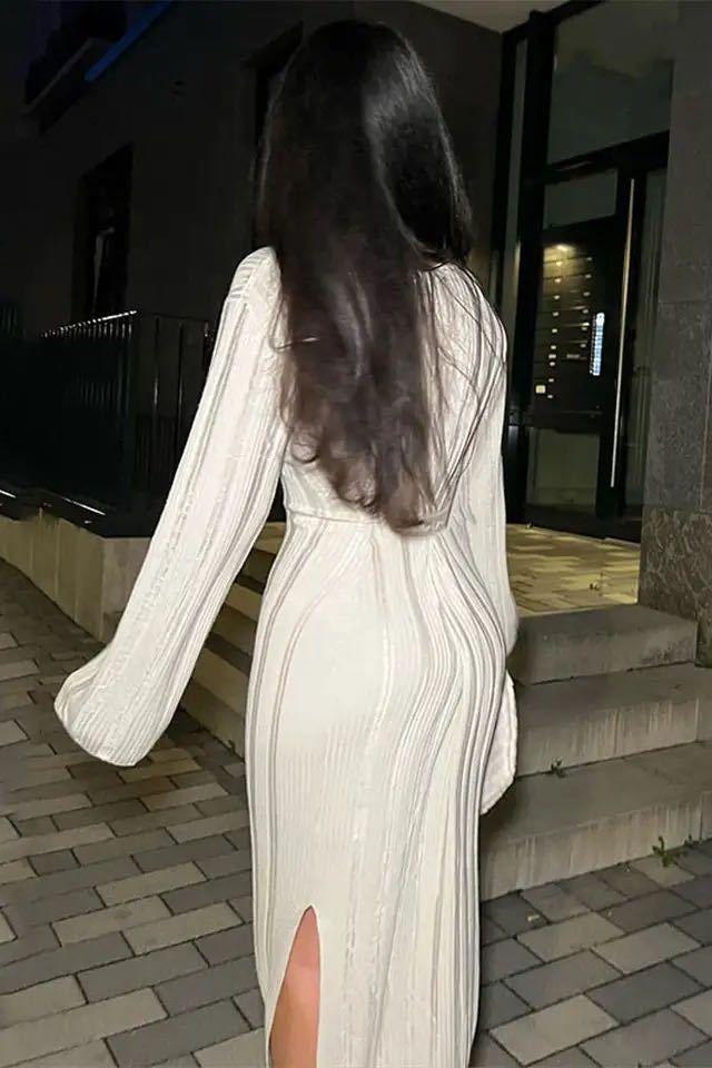 Knit Crewneck Dress
