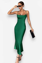 Strappy Dress with a Long Skirt