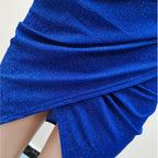 Glitter Sleeveless Mini Dress