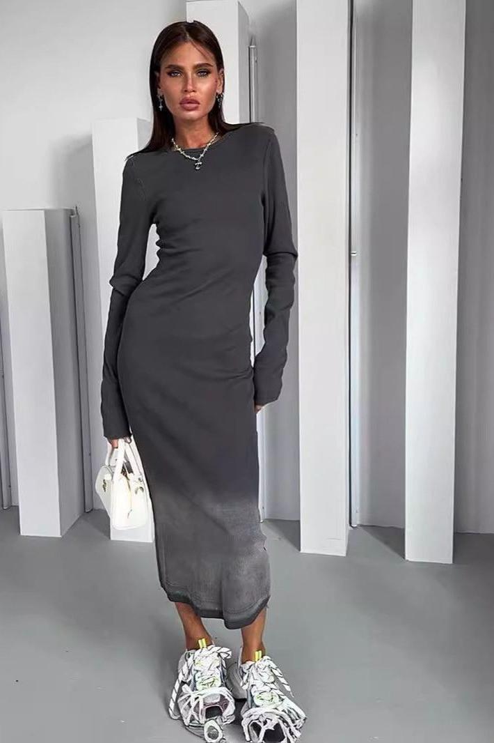 Crewneck Pullover Dress