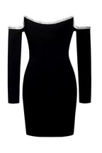 Rhinestone Fitted Strappy Mini Dress
