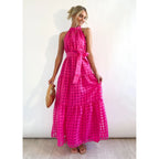 Relaxed-Fit Sleeveless Long Dress