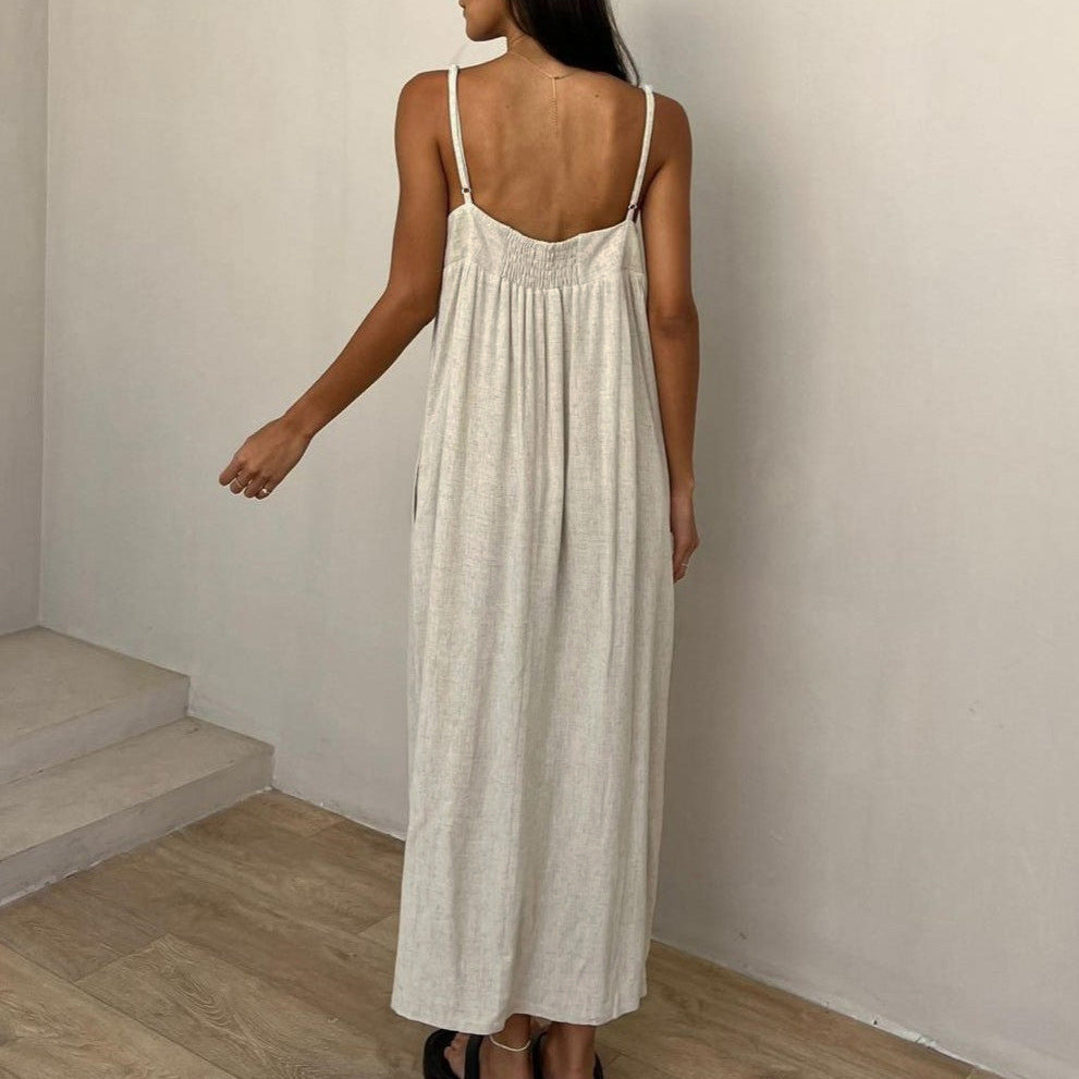 Relaxed-Fit Pocket-Detail Dress