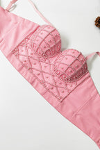 Strappy Pearl-Detail Cami Top