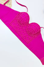 Strappy Pearl-Detail Cami Top