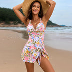 Twist Cross Skirt One Piece Set Colour 3 / S
