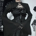 Graceful Tie Up Chiffon Top