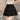 A-Line Pleated Rivet-Detail Skirt Secondary image