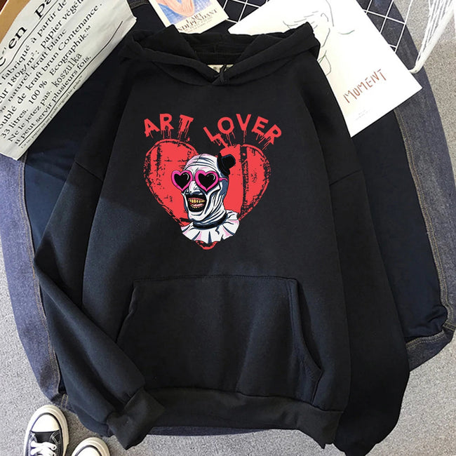 Dark Jester Graphic Pullover Hoodie black / XS Main image