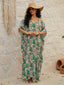 Plus Size Boho Floral Beach Cover Up color1 / One Size