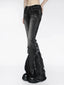Dark Gothic Loose Flare Trouser Black / S