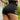 Black Fitted Elastic-Waist Shorts with Zip Details Secondary image
