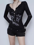 Tall Road Pictorial Extended Sleeve Shirt