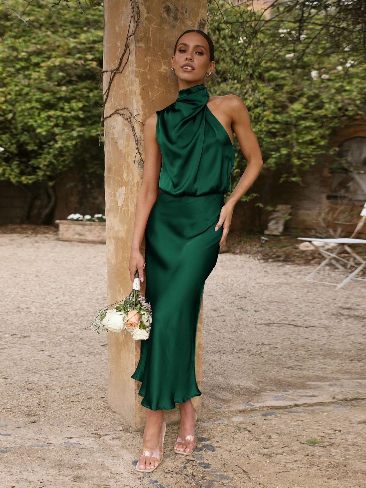 Ellia Cotton-Blend Dress