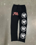 Dark Printed Design Pullover Hoodie black2 / M
